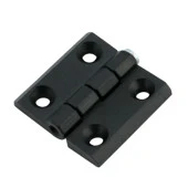 Metal Yaprak Menteşe Mat Siyah 50 x 50 mm thumbnail 2