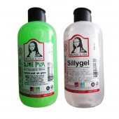 Monalisa Slime Fosforlu Yeşil (slaym) Sıvı Yapıştırıcı 250ml + Pva 250ml - 1