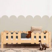Markaawm Montessori Yatak Ahşap Çocuk Karyola Leaf - 2