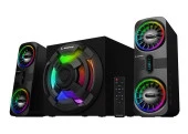 Rampage Rms-311 Shard 2+1 80W Siyah Usb,Fm,Bluetooth,Hmdı,Optica Rgb Işıklı Speaker - 1