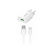 S-Link SL-EC10M 1100MA Ev ŞARJ+2A Micro USB Kablolu Şarj Adaptör Seti thumbnail 1