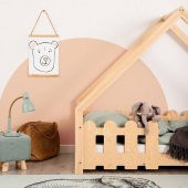 Markaawm Montessori Yatak Doğal Çam Çocuk ve Bebek Karyolası Tale - 3