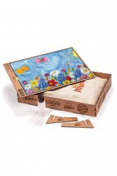 King Of Puzzle Kelebekler Ve Bahar Ahşap Puzzle 1000 Parça - 1