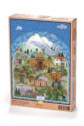 King Of Puzzle Türkiye Minyatürleri - Erzurum - Nasuhi Hasan Çolpan Ahşap Puzzle 1000 Parça - 3