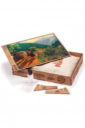 King Of Puzzle Köy Yolu Ahşap Puzzle 1000 Parça - 2