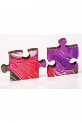 King Of Puzzle Deniz Kenarında Atlar Ahşap Puzzle 1000 Parça - 4