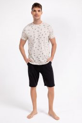 Arnetta Dolphins Bej Erkek Bermuda Takım - 2