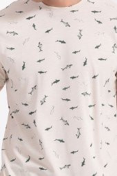 Arnetta Dolphins Bej Erkek Bermuda Takım - 3