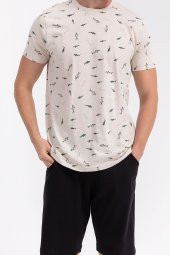 Arnetta Dolphins Bej Erkek Bermuda Takım - 4