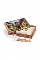 King Of Puzzle Provence Sokakları Fransa Ahşap Puzzle 1000 Parça (SK07M) - 2