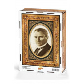 King Of Puzzle Atatürk Portre Ahşap Puzzle 2000 Parça (TR59-MM) - 1