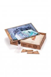 King Of Puzzle Minik Kediler Ahşap Puzzle 1000 Parça (HV07-M) - 2