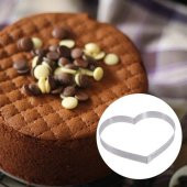 Narkalıp Delikli Kalp Modeli Tart Kalıbı  4 lü thumbnail 5