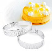 Narkalıp Yuvarlak Delikli Tart Kalıbı 2 li En 10CM - 3