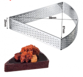 Narkalıp Kare,Yuvarlak Üçgen Delikli Tart Kalıbı 6 Lı thumbnail 5