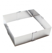 Nar kalıp Kare Ayarlanabilir Kek Kalıbı 15cm-30cm Derinlik10cm - 3