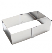 Nar kalıp Kare Ayarlanabilir Kek Kalıbı 15cm-30cm Derinlik10cm - 4