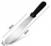 Nar kalıp  Düz  Pasta Sıvama Spatulası  20 CM - 2