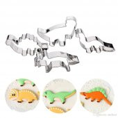 Narkalıp Dinozor Kurabiye Kalıbı  4 Lü thumbnail 3