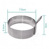 Narkalıp Omlet Ve Krep Pişirme Kalıbı 4 Lü En 8cm thumbnail 3