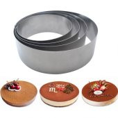 Yuvarlak Kek Kalıbı 4 Lü Set Derinlik 10cm - 1