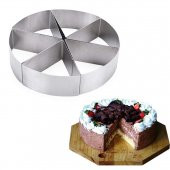 Narkalıp Yuvarlak Dilimli Kek Kalıbı Derinlik  5cm thumbnail 1