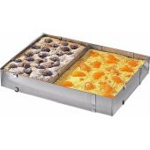 Dikdörtgen Bölmeli Ayarlanabilir Pasta Ve Yemek Kalıbı thumbnail 1