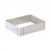 Narkalıp Dikdörtgen Yarlanabilir Kek Kalıbı 18-36cm 24-46cm Derinlik 6cm thumbnail 2