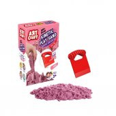 03688 Aksesuarlı Pembe Kinetik Oyun Kumu 500 gr -Dede - 5