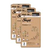 Sleepy Ecologic Premium Plus Avantajlı Paket Külot Bez 3 Numara Midi 168 Adet - 3