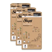 Sleepy Ecologic Premium Plus Avantajlı Paket Külot Bez 4 Numara Maxi 144 Adet - 3