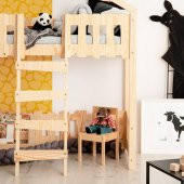Markaawm Montessori Ranza Çocuk Karyola Çatılı Oyun Evi Elephant - 2
