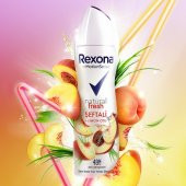 Rexona Motionsense Kadın Sprey Deodorant Natural Fresh Şeftalı + Limon Otu Tozu 150 ml - 5