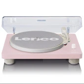 Lenco LS-50 PK Pembe Hoparlörlü USBli MP3e Kayıt Özellikli Pikap Plak Çalar - 2