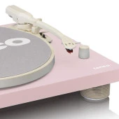 Lenco LS-50 PK Pembe Hoparlörlü USBli MP3e Kayıt Özellikli Pikap Plak Çalar - 6