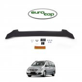 Mercedes Vito W639 Ön Kaput Maskesi Koruma Rüzgarlığı Deflektör 3mm Akrilik Parlak Siyah 2011-2014 - 1