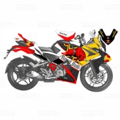 Bajaj Pulsar RS 200 Road Bull Sticker Set - 1