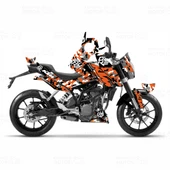 KTM Duke 125 Camouflage Design Sticker Set (2011-2016) - 1