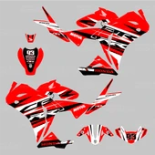 Honda CBR 250 R Eski Kasa RR Lines Design Sticker Set Kırmızı-Siyah-Beyaz - 2