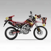 Honda CRF 250 L Rockstar Desing Sticker Set No:35 - 1