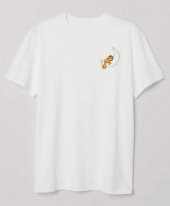 Finezza Garfield Baskılı Pamuk Beyaz T-Shirt XL Beden - 971 - 1