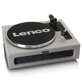 Lenco LS-440 GY Gri 4 Hoparlörlü Bluetoothlu Pikap Plak Çalar - 8