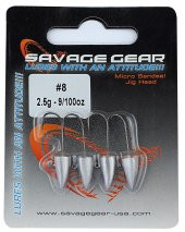 Savage gear LRF Micro sandeel jigghead 2,5g #8 4 Adet - 2