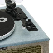 Lenco LS-440 BUBG Mavi Krem 4 Hoparlörlü Bluetoothlu Pikap Plak Çalar - 4
