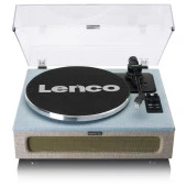 Lenco LS-440 BUBG Mavi Krem 4 Hoparlörlü Bluetoothlu Pikap Plak Çalar - 5