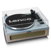 Lenco LS-440 BUBG Mavi Krem 4 Hoparlörlü Bluetoothlu Pikap Plak Çalar - 6