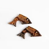 Ahşap Balık Magnet 2 li Set thumbnail 1