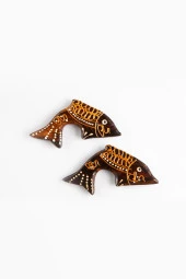 Ahşap Balık Magnet 2 li Set thumbnail 2