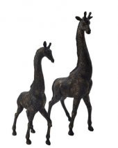 Crearthome Dekoratif Aksesuar 2 li Polyester Zürafa Eskitme - 1