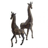 Crearthome Dekoratif Aksesuar 2 li Polyester Zürafa Eskitme - 2